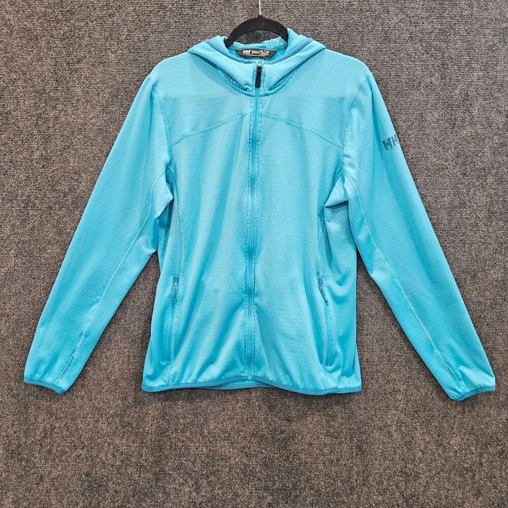 Helly Hansen Women's Lightweight Full-Zip Hooded Jacket – Aqua Blue | XL